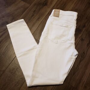Madewell NWT White  Curvy Hi-Rise Skinny Jeans Women's Sz 26